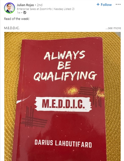 Always Be Qualifying - Darius Lahoutifard - MEDDIC MEDDPICC