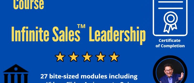 The Infinite Sales Leadership course