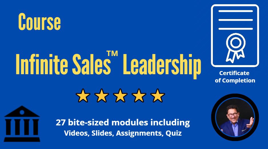 The Infinite Sales Leadership course